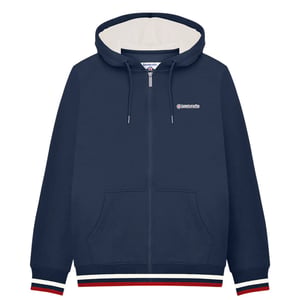 Lambretta Heren Full Zip Hoodie (Marine/Jetstream/Rood)