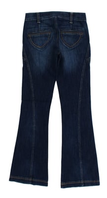 Cavalli Blauw Katoen Stretch Lage Taille Jeans