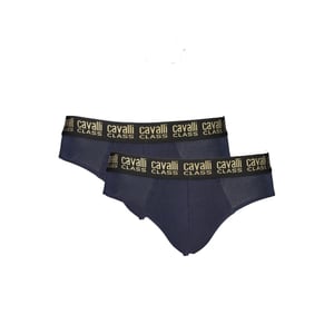Cavalli Class Blauwe Katoenen Heren slips