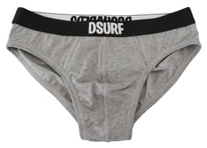 Dsquared² Grijze DSURF Logo Katoen Stretch Heren Slip Ondergoed
