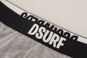 Dsquared² Grijze DSURF Logo Katoen Stretch Heren Slip Ondergoed