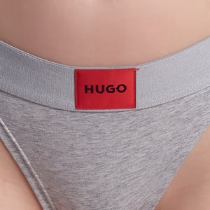 Dames Elastische Katoenen String met Logo 50492326