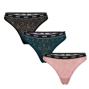 Verpakking van 3 Vrouwen Kant Tangas met Logo 50535265