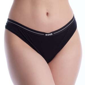 Verpakking van 3 Dames Elastische Katoenen Strings met Logo 50510030