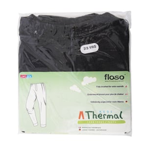 Floso Uniseks Kinderen/Kinderen Thermisch Ondergoed Lange Johns/Pants (Houtskool)