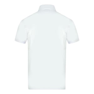 Aquascutum Volwassen Unisex Aldis London Logo Poloshirt (Wit)