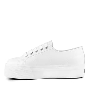 Superga Volwassen unisex 2730 nappaleer sportschoenen (Wit)