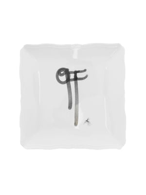 Off-White x Ginori 1735 Dienblad Wit Vierkant Dienblad Bord