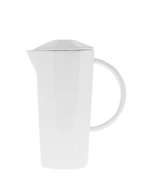 Waterkan met achthoekig logo op deksel