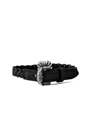 GG Logo Leren Kettingarmband