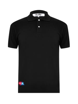 Polo shirt met Heart Invader-logo