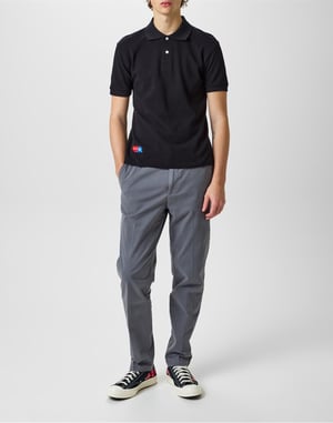 Polo shirt met Heart Invader-logo