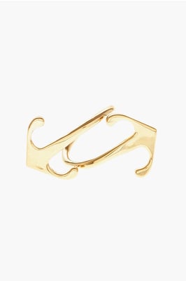 Gouden MONO ARROW ring van messing met gouden effect