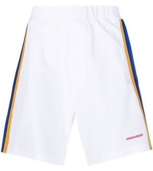 Shorts met zijstreep en logo