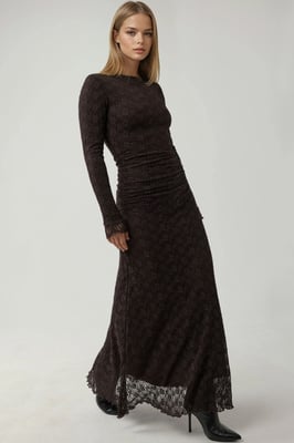 Maxi Kantjurk met Ronde Hals
