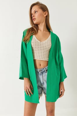 Viskose Linnen Blend Kimono