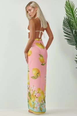 Gedrukte Strand Maxi Cover-Up