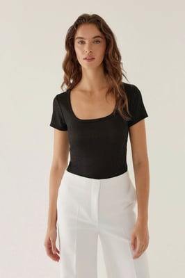 Slim Fit T-shirt Bodysuit