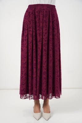 Hoge Taille Bloemige Maxi Rok