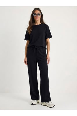 Ronde Hals T-Shirt en Broeken Twee-Piece Set