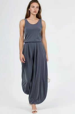 Plissé Modal Jumpsuit