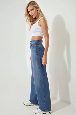 Baggy Fit Denim Jeans