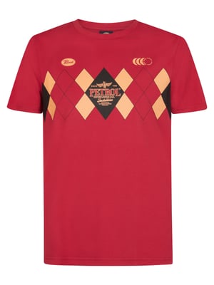 Petrol Industries - Voetbal T-shirt België Heren - Vuurrood