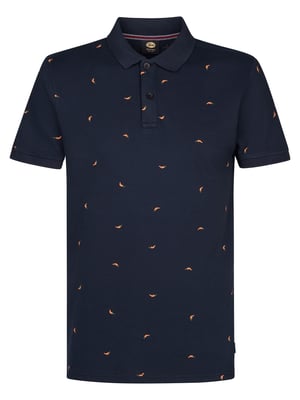 Petrol Industries - Heren Piqué polo Escape - Blauw