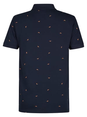 Petrol Industries - Heren Piqué polo Escape - Blauw