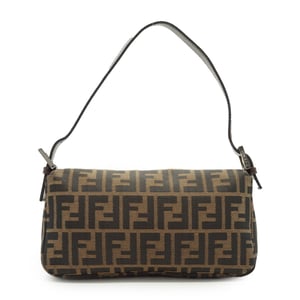 Fendi stoffen schoudertas in baguette-formaat