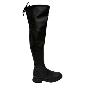 Stuart Weitzman Lowland overknee laarzen in zwart leer
