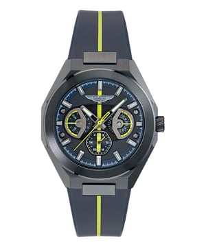 Aston Martin Thrill Tks W Heren Blauwe Horloge MTRI2S602