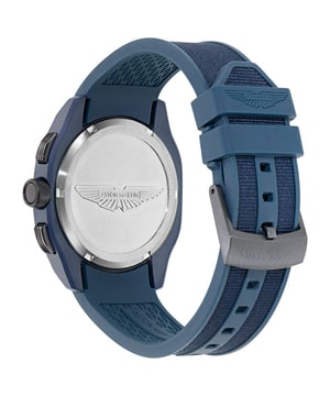 Aston Martin Thrill Crt Heren Blauwe Horloge MTRC1S606