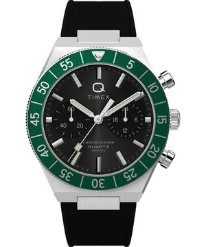 Timex Q Timex Continental Heren Horloge Zwart TW2Y56100
