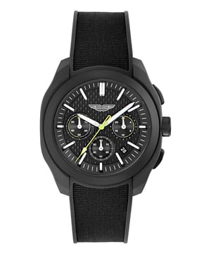 Aston Martin Thrill Crt Heren Zwarte Horloge MTRC1S601