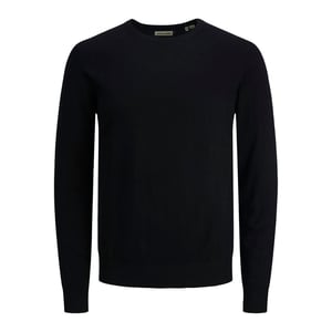Jack & Jones Trui Emil Knit Crew Neck  Zwart