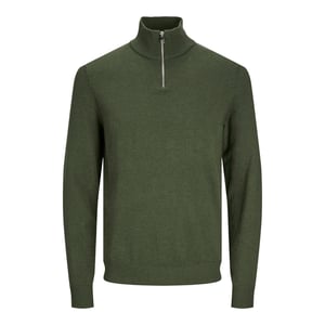 Jack & Jones Trui Emil Knit Half Zip  Groen