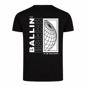 Ballin Est. 2013 Tee SS Backprint World Shirt Zwart