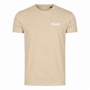 Ballin Est. 2013 Tee SS Backprint Cross Shirt Beige