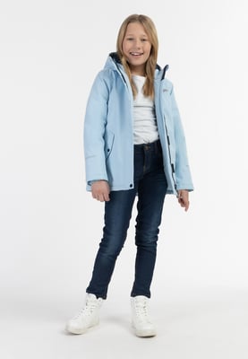 Schmuddelwedda Anorak + Tagesrucksack - SET Meisjes ijsblauw