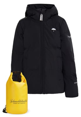 Schmuddelwedda Anorak + Tagesrucksack - SET Meisjes zwart