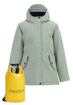 Schmuddelwedda Anorak + Tagesrucksack - SET Meisjes munt