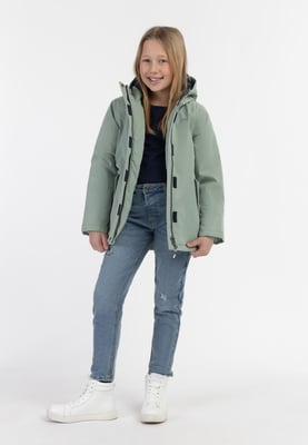 Schmuddelwedda Anorak + Tagesrucksack - SET Meisjes munt