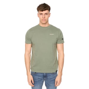 Duck and Cover Heren Landway T-Shirt (Olijf)