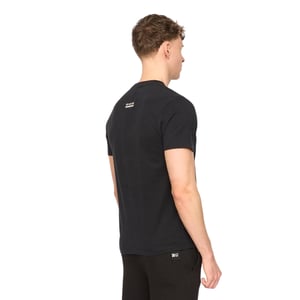Duck and Cover Heren Rayland Katoenen T-Shirt (Zwart)