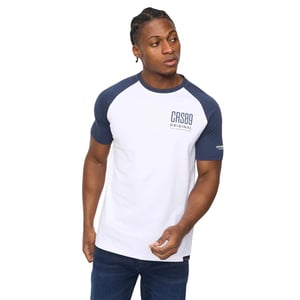 Crosshatch Heren Bretsby T-shirt (Marineblauw)