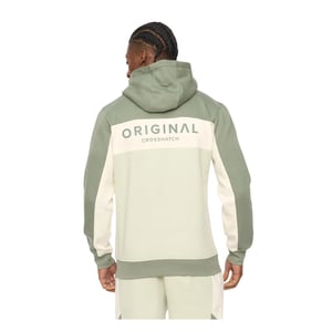 Crosshatch Heren Castlebay Hoodie (Licht Olijf)