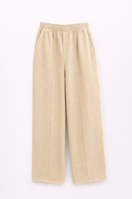 Elastische Taille Palazzo Broek