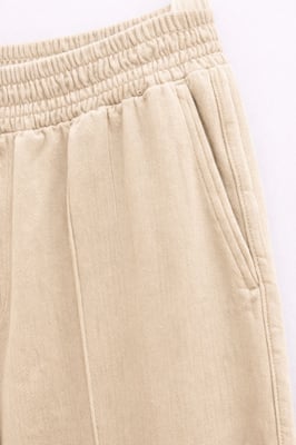 Elastische Taille Palazzo Broek