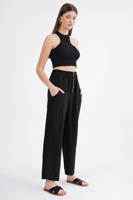 Trekkoord Taille Sigaretten Jogger Broek